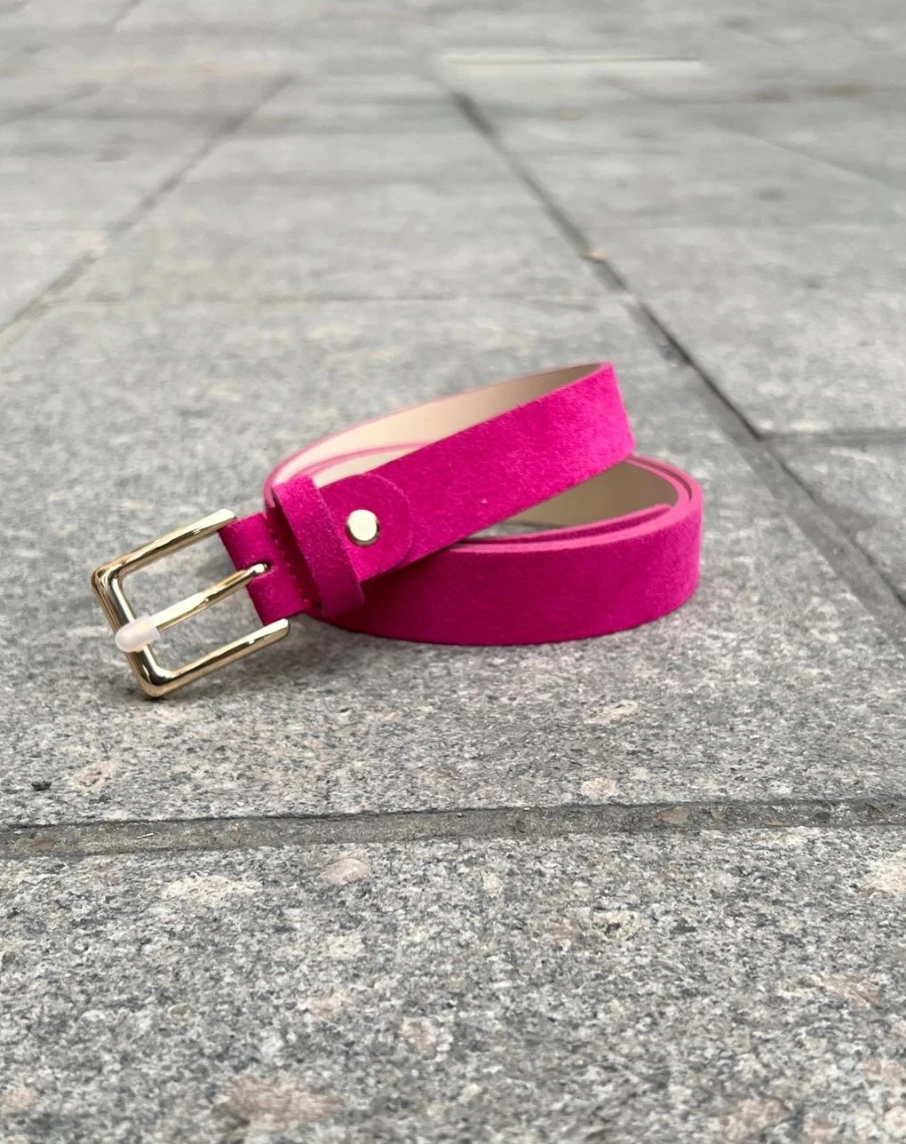 Ceinture  CALY en daim - 9 coloris disponibles