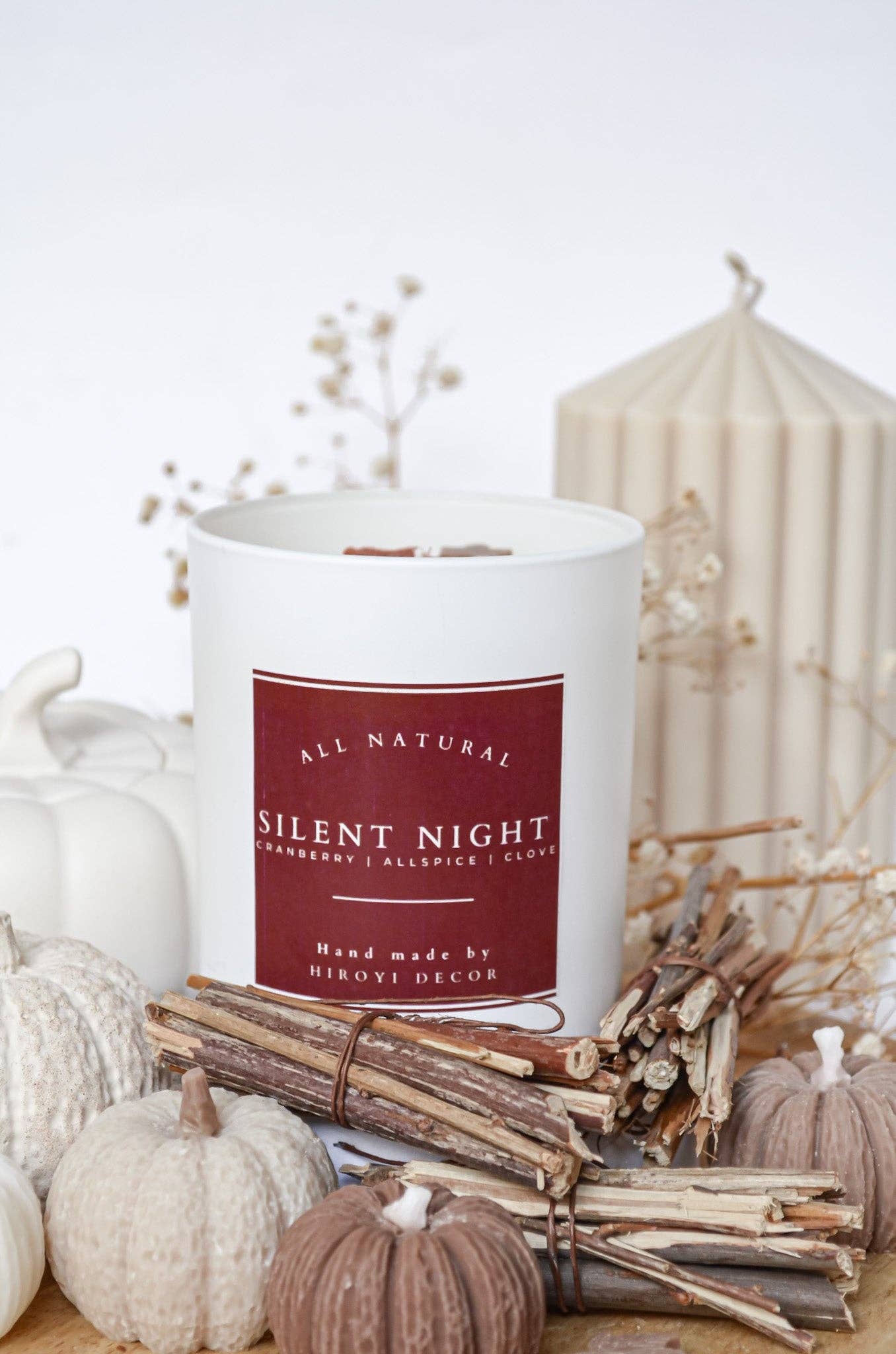 Silent Night - Bougie d'Hiver