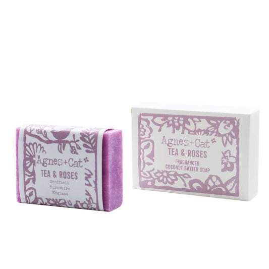 Savon au beurre de coco 140 g - Tea & Roses